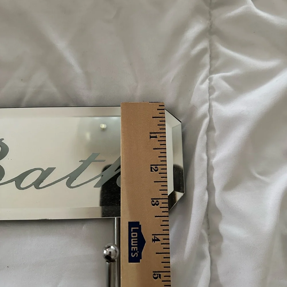 Elegant Silver Bath Hook (X)